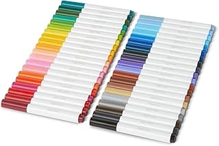 Broad Line Washable Markers, Pack of 40, Multicolor