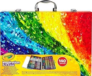Inspiration Art Case - 140 Pieces of Colouring Fun! | Includes Crayons, Markers, Pencils & Paper | Ideal for Kids Aged 5+